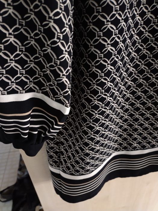 Sukienka,h,&m, 40, czarna, wzorzysta