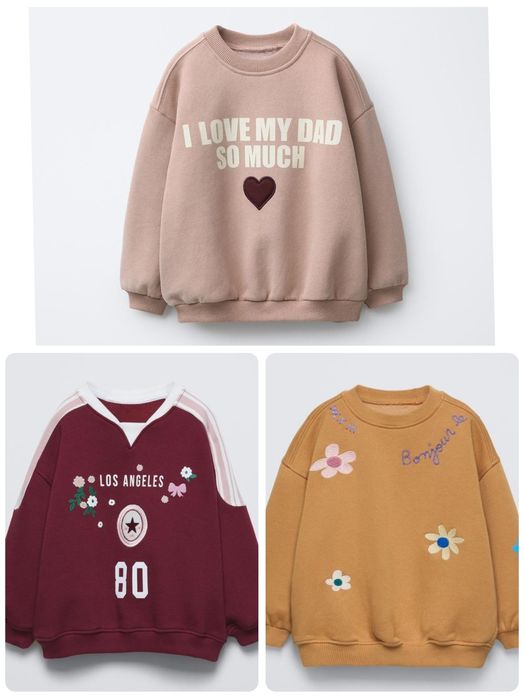 Продам світшоти толстовки Zara  110-116 в  ідеальному стані