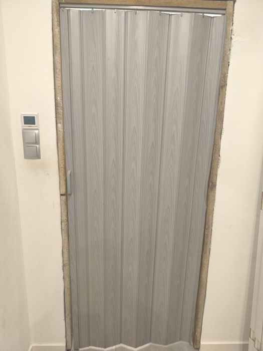 Drzwi harmonijkowe szare 80 cm