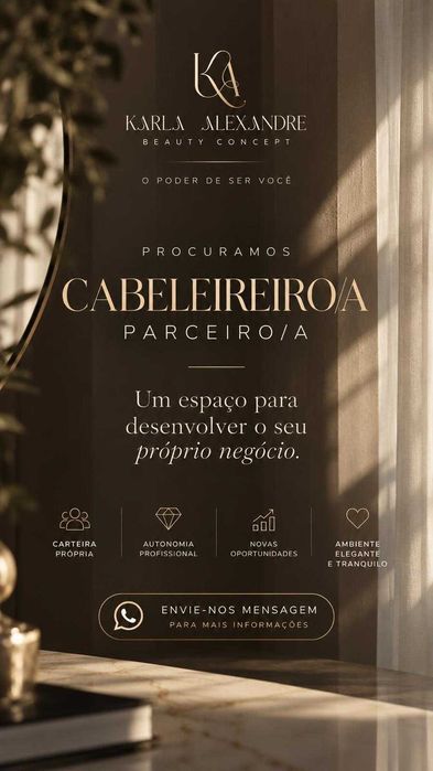 Espaço para cabeleireiro/a independente -Parque das Nações
