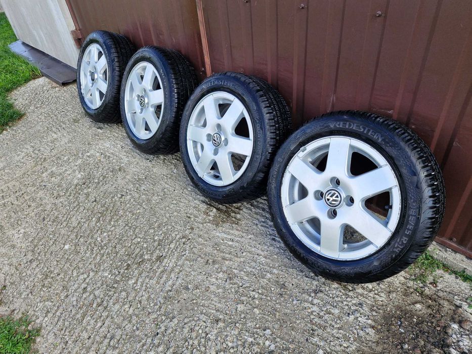 koła opony felgi alufelgi 14 cali VW 4x100 Polo opony 185/55/14 komplet