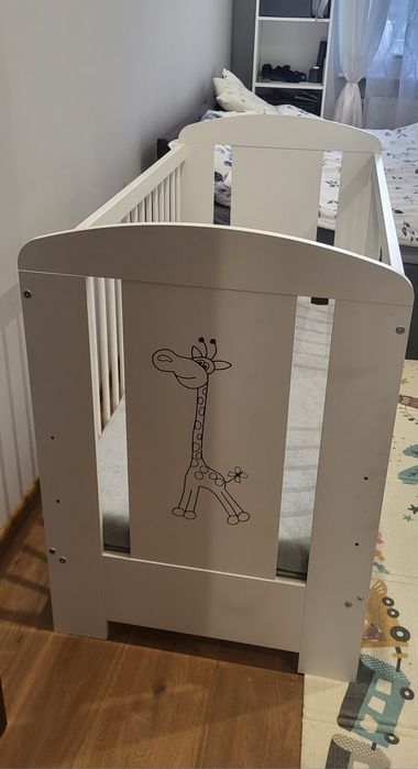 Łóżeczko Klupś białe