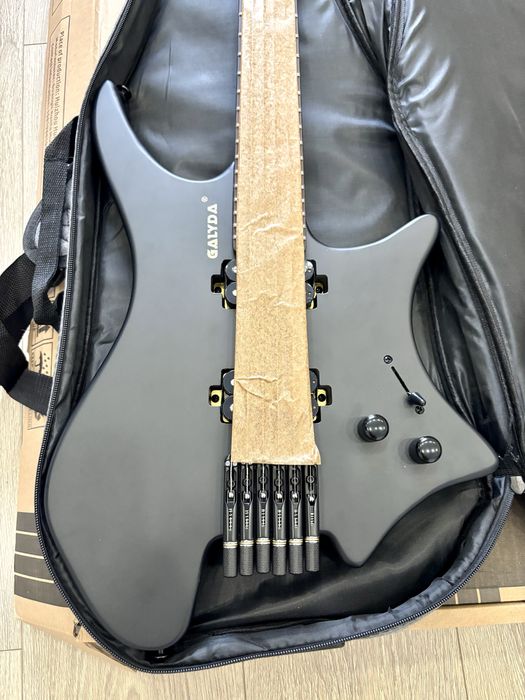гітара безголова headless galyda, headless guitar