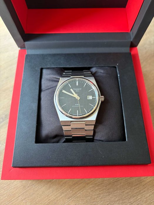 Tissot PRX Powermatic 80 40mm | czarna tarcza | automat