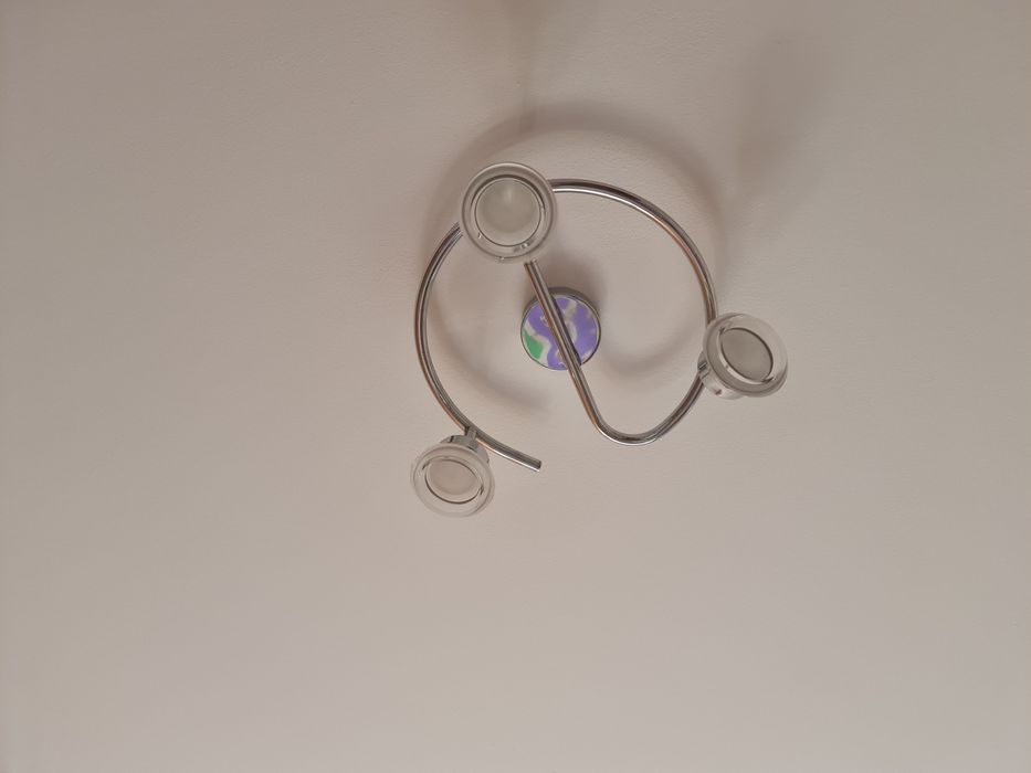 Candeeiro teto 3 focos