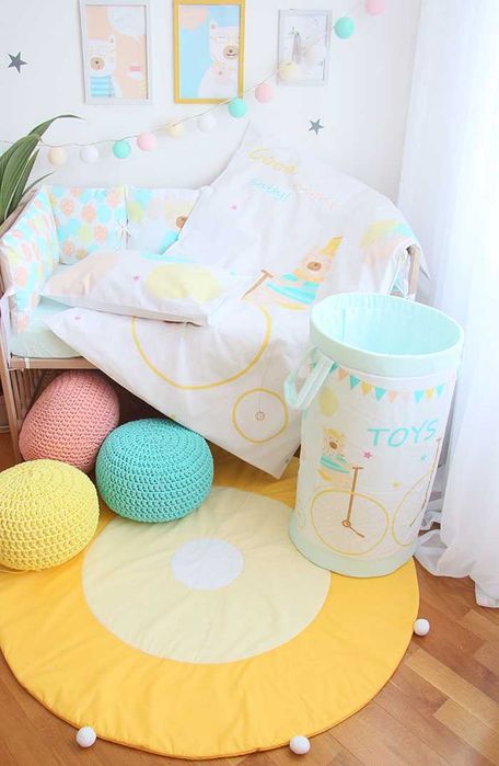 Кошик для іграшок з авторським принтом