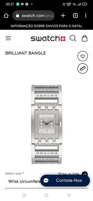 Caixa plástico Swatch