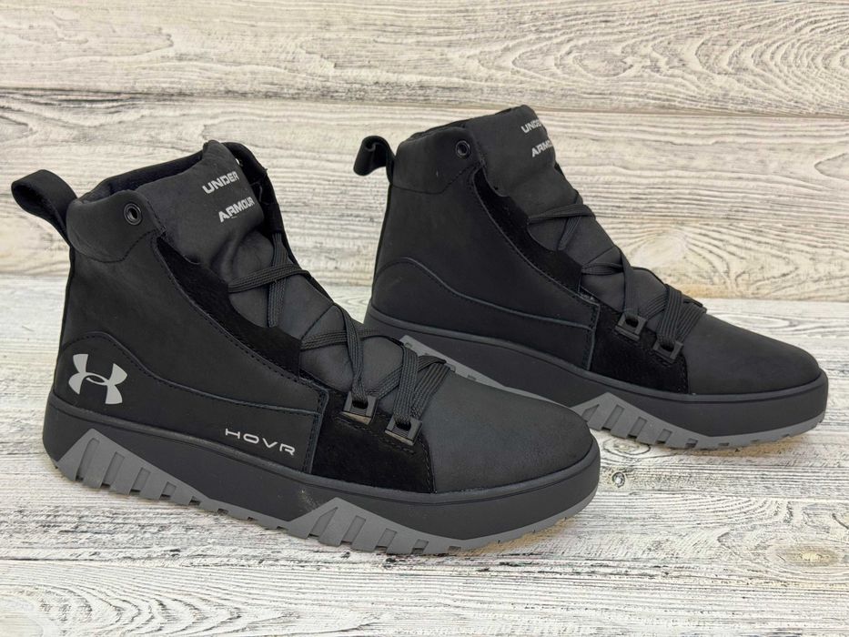 Зимові черевики високі кеди чоботи берці Under Armour Шкіра! р. 40-45