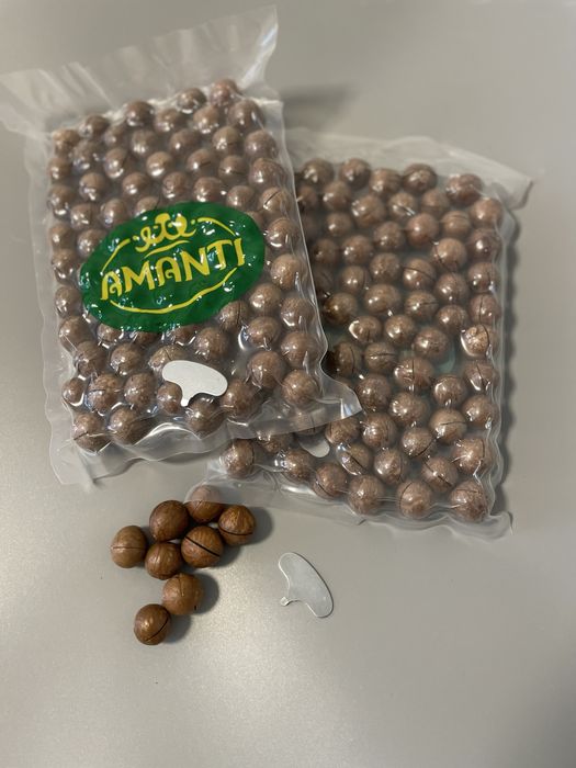 Макадамія горіх сирий в шкаралупі з ключиком. Великий, Аманті