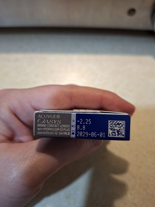 Контактні лінзи двотижневі Acuvue Oasys -2.25