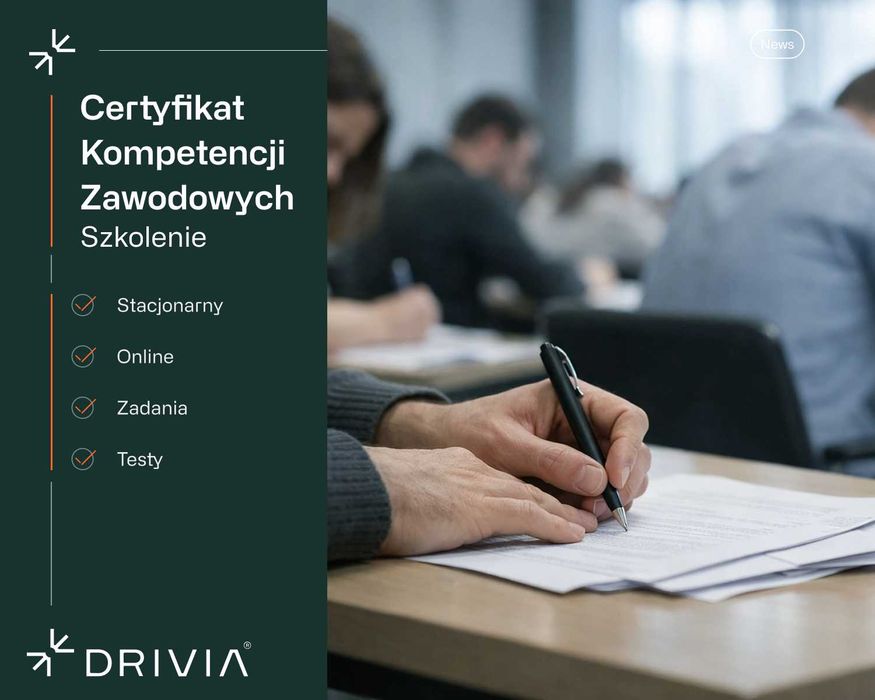 Certyfikat Kompetencji Zawodowych – kurs przygotowujący do CKZ