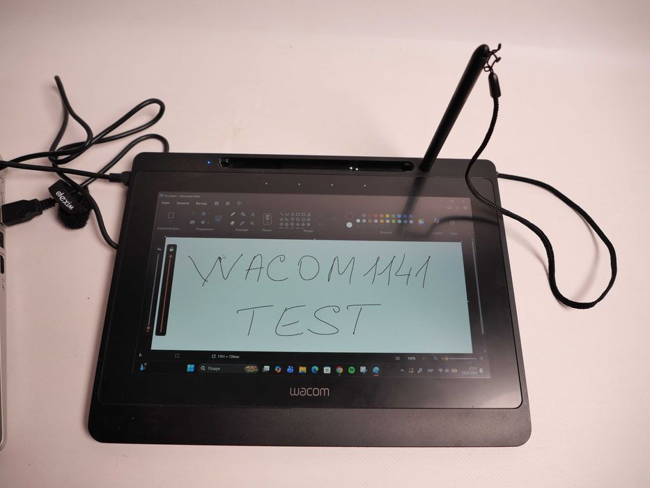 Графічний планшет для малювання Wacom DTU-1141K 10.1" Full HD IPS 1024