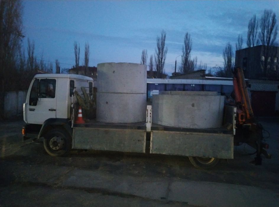 Бетонные кольца.Доставка.Монтаж.Установка.