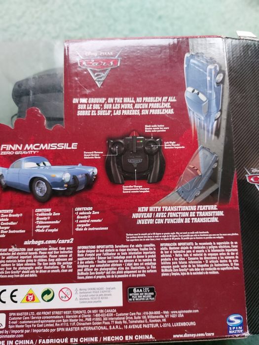 Disney cars aircraft hogs машинка на пульті, що їде вертикально