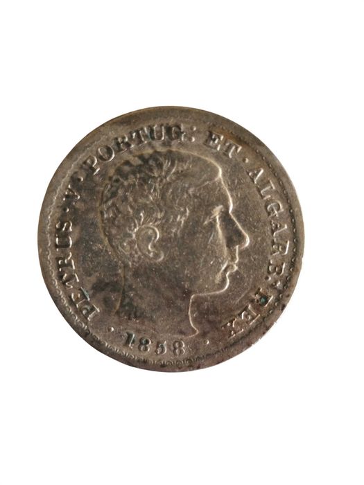 Três Raras Moedas Portuguesas de 500 Réis em Prata – 1858, 1899 e 1907