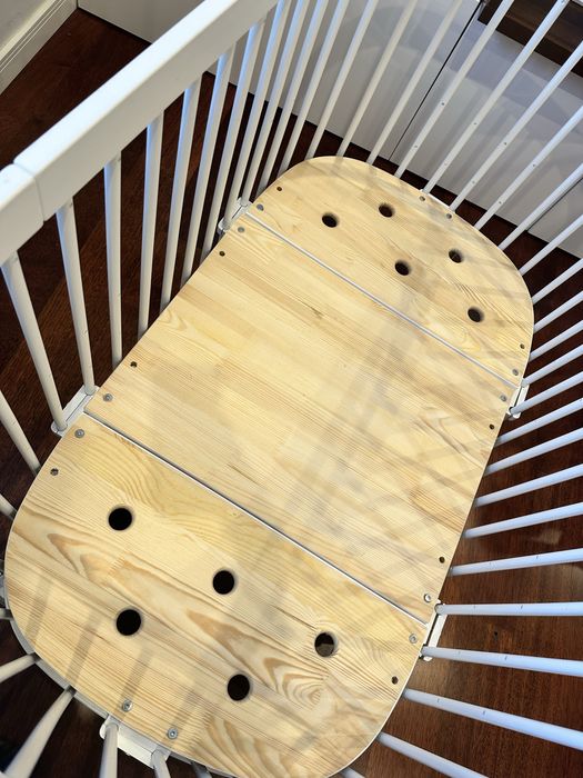 Łóżeczko Tweeto 7w1, biale, z materacem