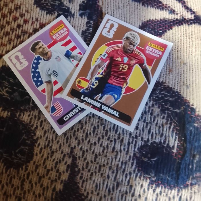 Cromos do mundial extra