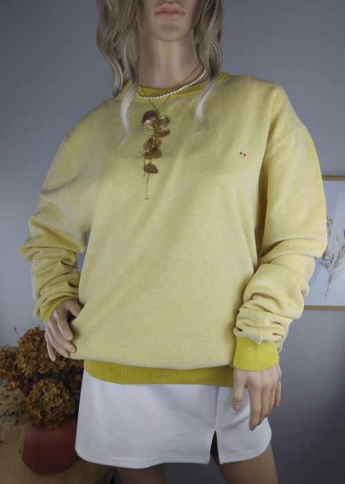 Bawełniany sweter Manzini na wiosnę sweterek kardigan bluza dzianinowa