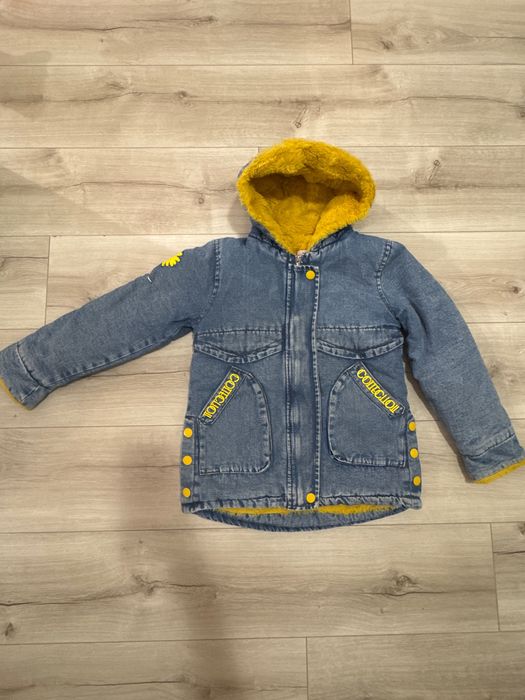 Зимова куртка на дівчинку зріст 134-140 см.