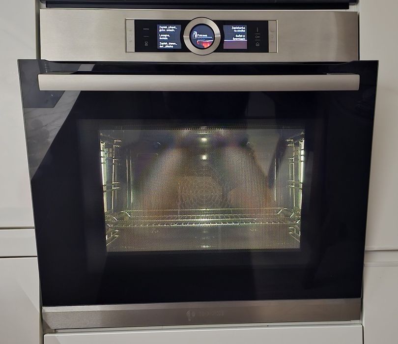 Piekarnik do zabudowy Bosch HNG6764 z mikrofalą i parą