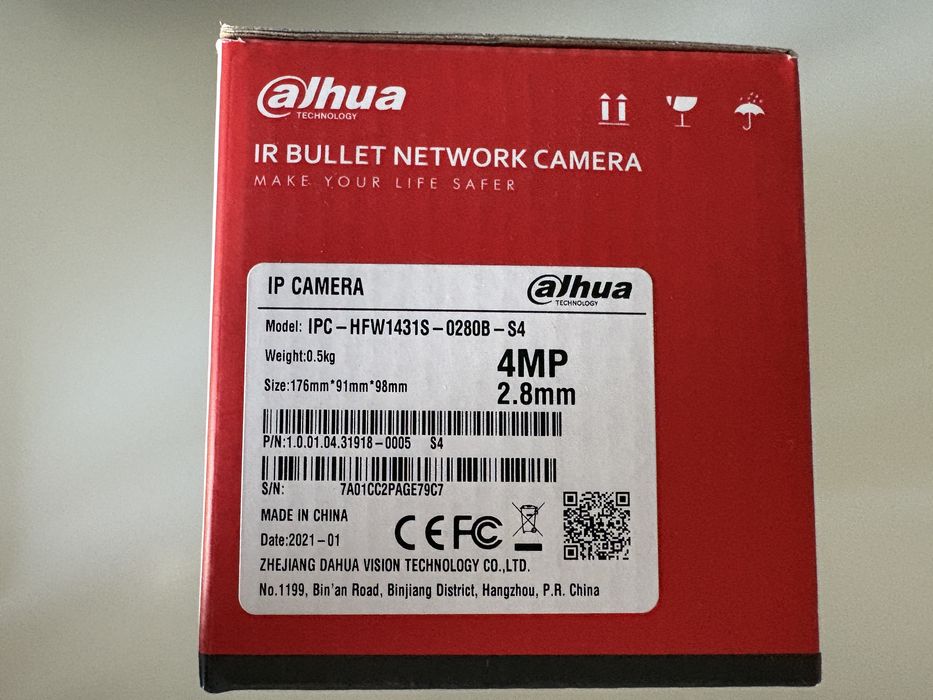Kamera IP Dahua IPC-HFW1431S-0280B-S4