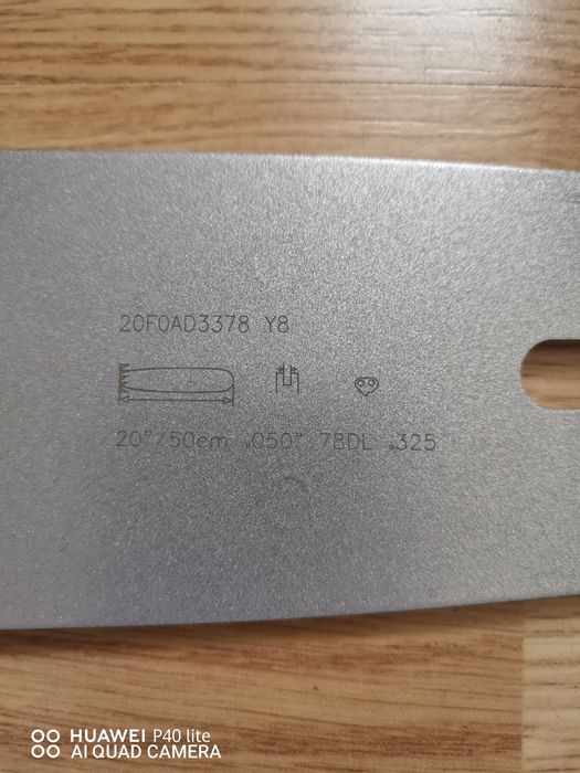 Prowadnica do piły spalinowej