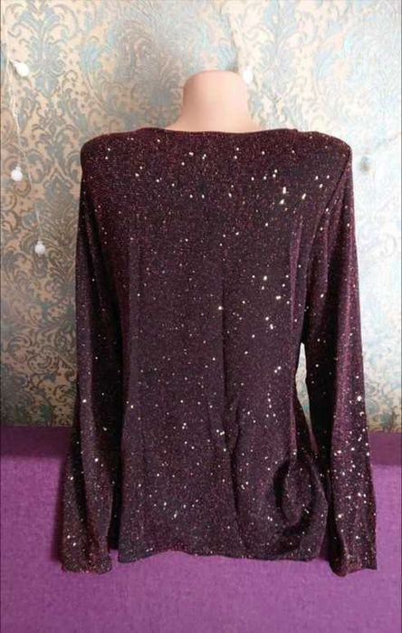 Красивая нарядная блуза большой размер батал 50 /52 блузка