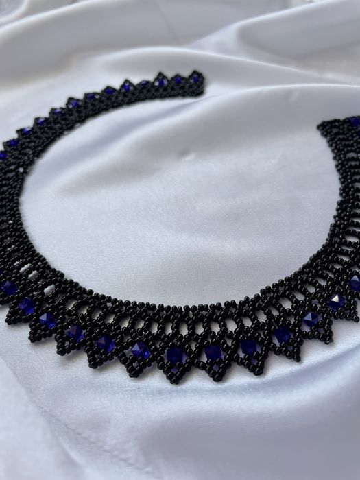 Сережки з бісеру  Van Cleef