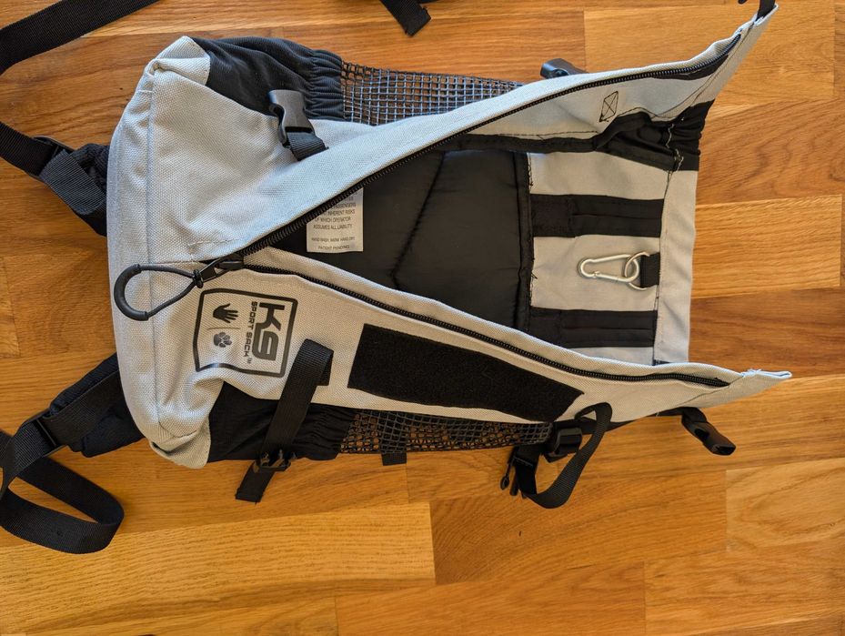 Mochila de transpote para cães - K9 Plus 2 Dog Carrier with Removable Storage