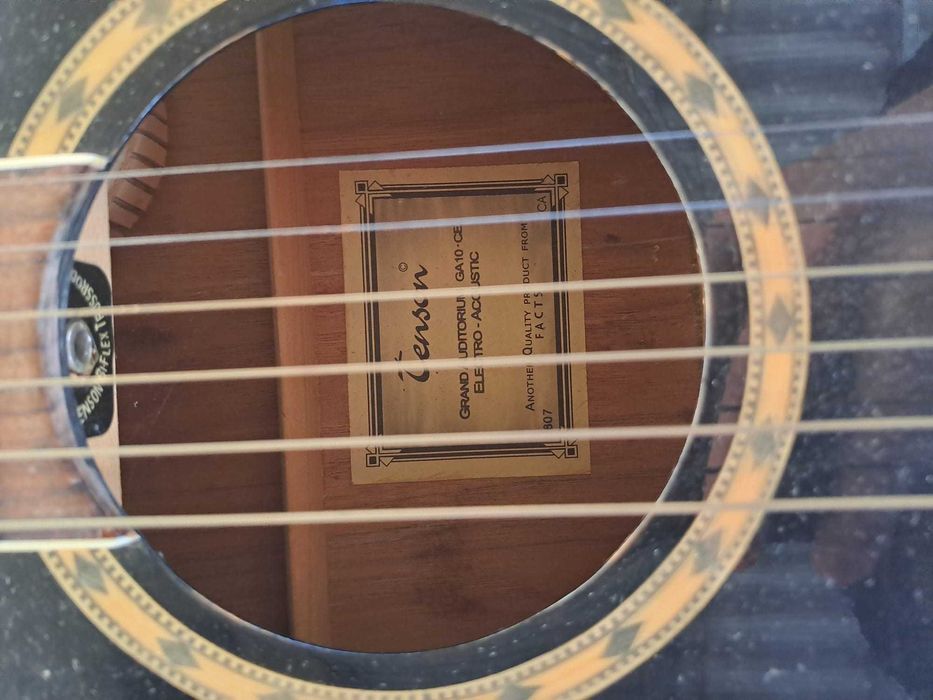 Guitarra Tenson Grand Auditorium GA10-CE (Preta)