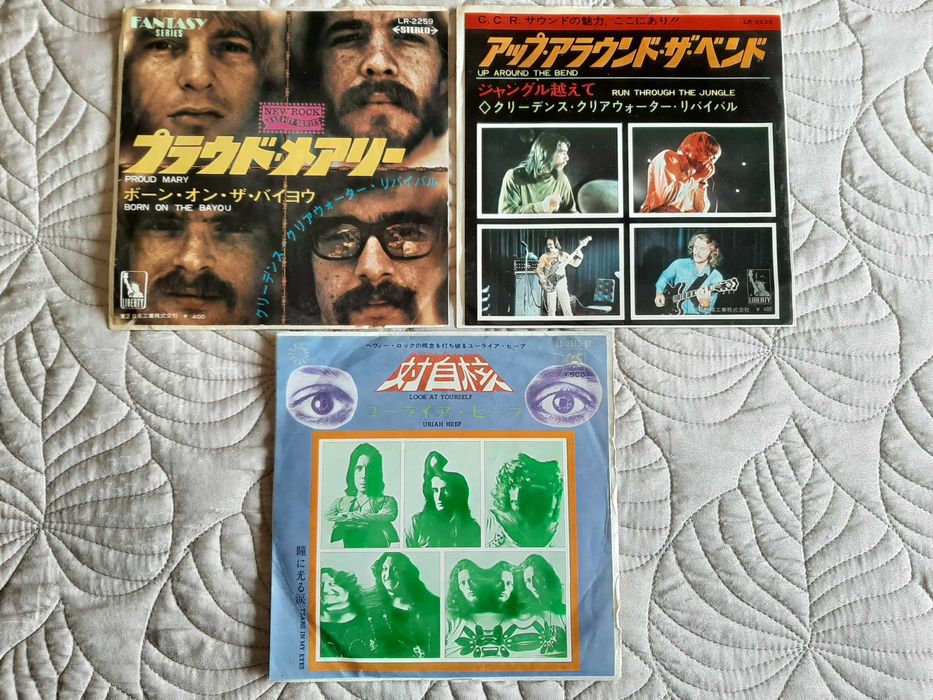 Creedence Clearwater Revival – Uriah Heep - Japão - Singles vinil