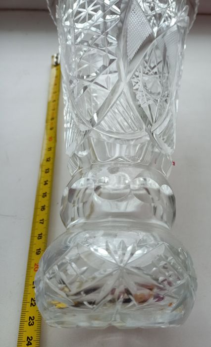 Кришталь. Ваза радянських часів 23см