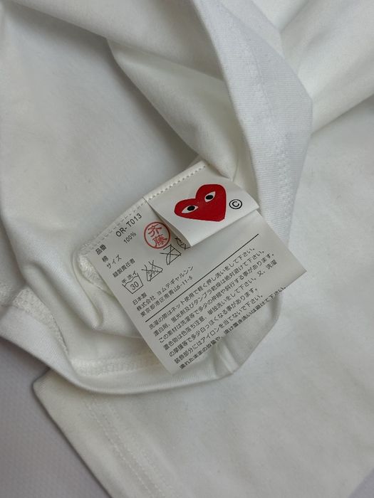 CDG Play Longsleeve / comme des garcons / лонгслів кофта кдг плей / ком де гарсон кофта лонгслив лонг футболка з довгим рукавом