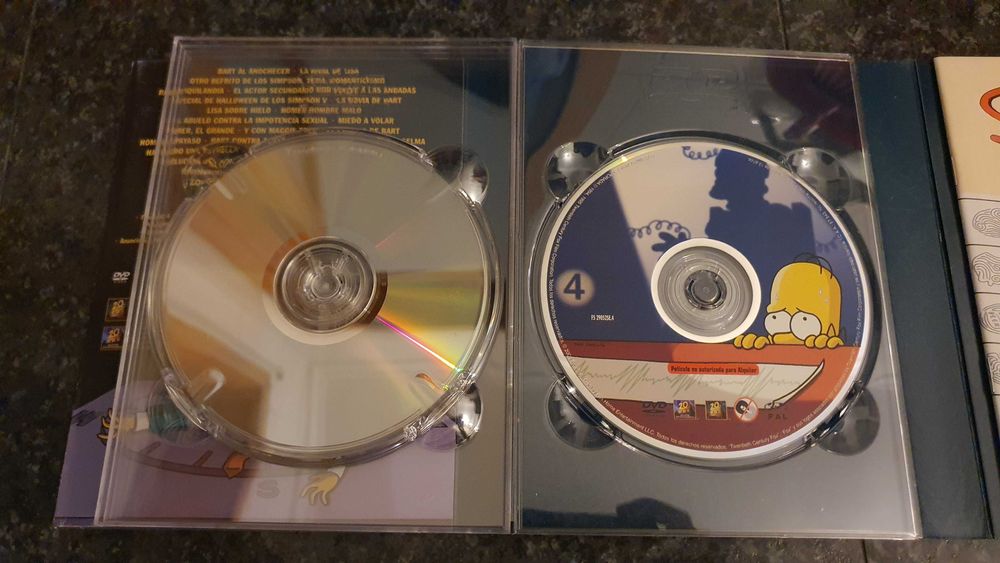 DVD edição Coleccionador Os Simpsons Temporada 6 (Espanhol)