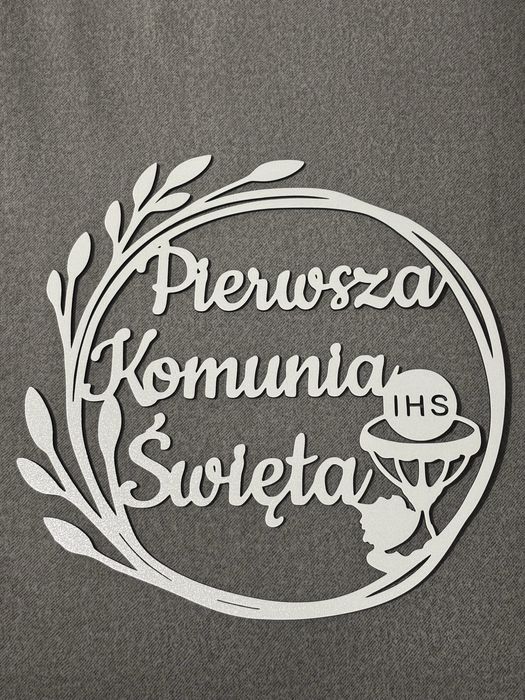 Obrecz, wianek na Pierwszą Komunie Świetą