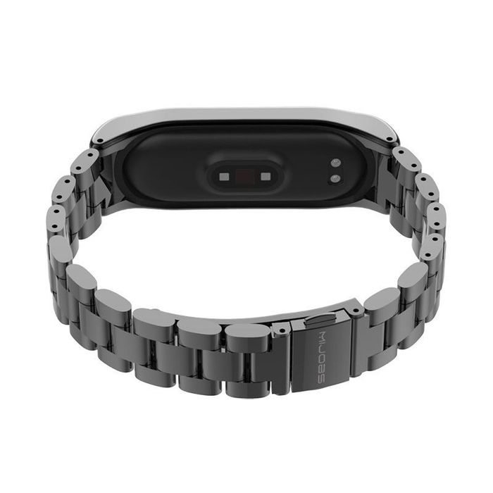 Bransoleta Stainless Do Xiaomi Mi Band 3 / 4 Czarny