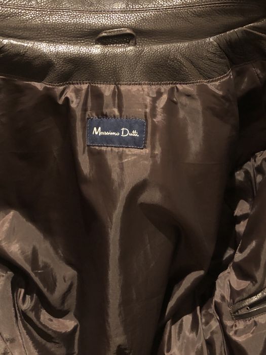 Casaco/ Blusão de pele da massimo dutti