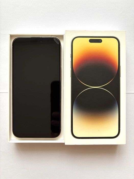 iPhone 14 Pro Max 512 GB Gold / Ідеальний стан / Всі комплектуючі оригінальні