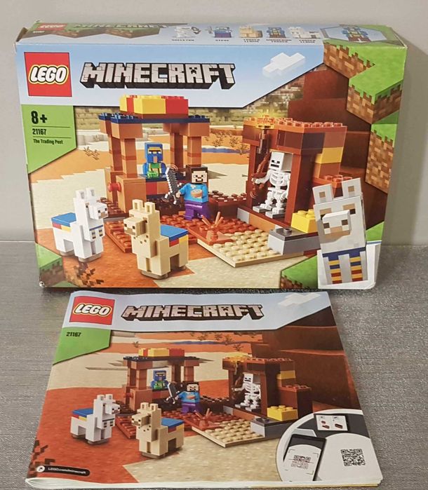 Lego Minecraft The Trading Post 21167 Punkt Handlowy Minecraft
