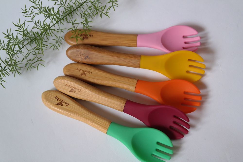 Avanchy  новый набор вилочек из бамбукового волокна