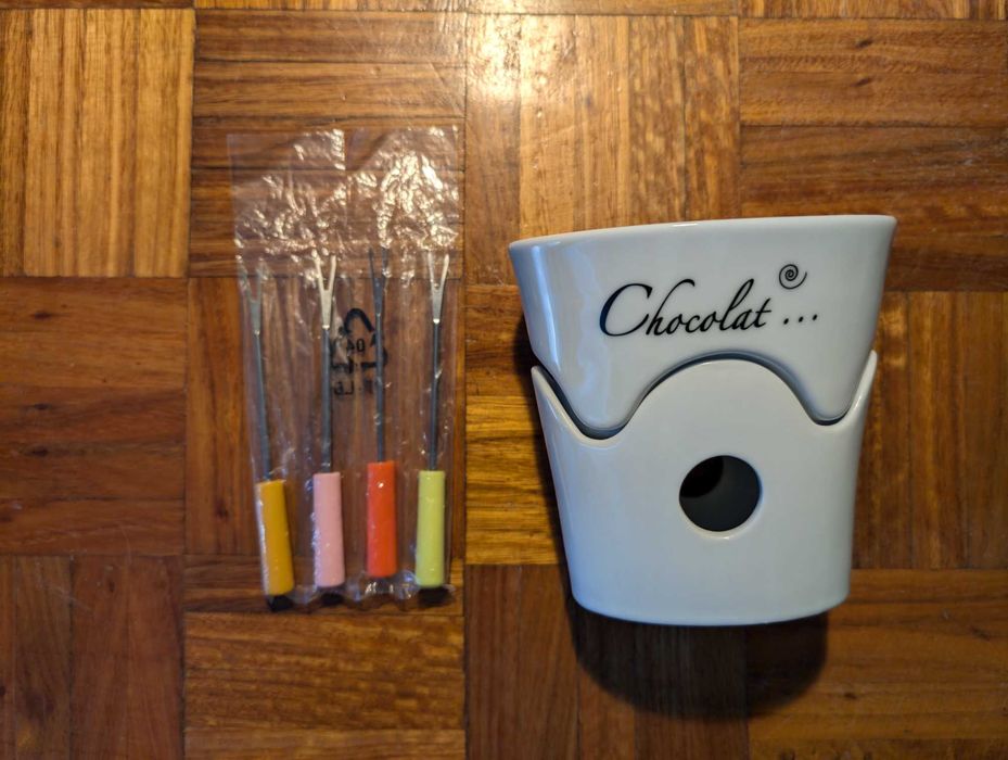 Fondue Cerâmico | Quatro "garfos"