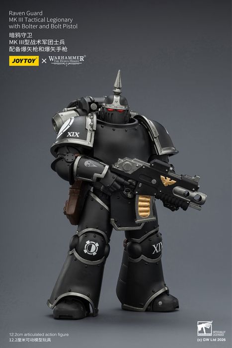 Фігурка Warhammer 40k Raven Guard MK III Tactical Legionary 1/18