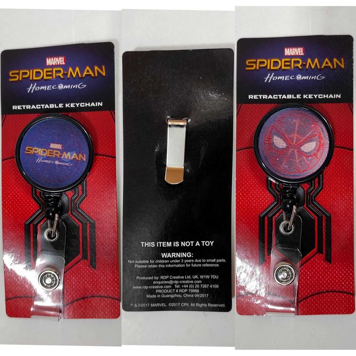 Брелок, бейджик для ключей, или визитки - Spider-Man. Новый!