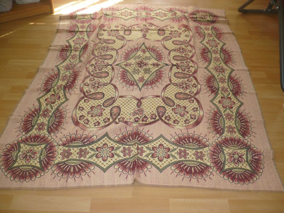 Pamiątki PRL-u kapa, narzuta dwustronna 180 cm x 140 cm