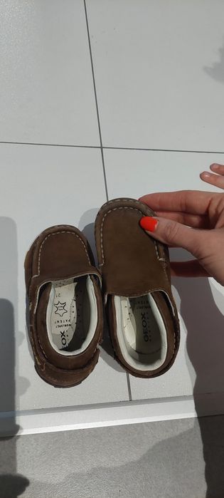 Mokasyny trzewiki geox skóra naturalna zamszowe rozm 21