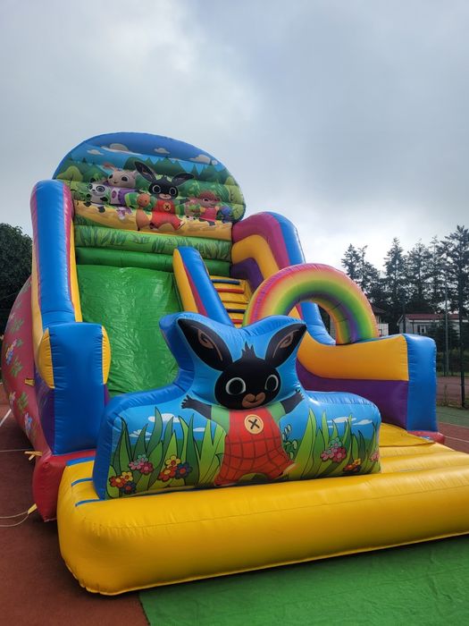 Zjeżdzalnia dmuchana średnia Bing Dmuchaniec skakaniec