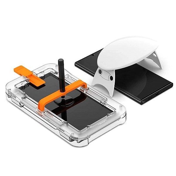 Szkło hartowane Spigen Glas.tR Platinum na Samsung Galaxy S23 Ultra