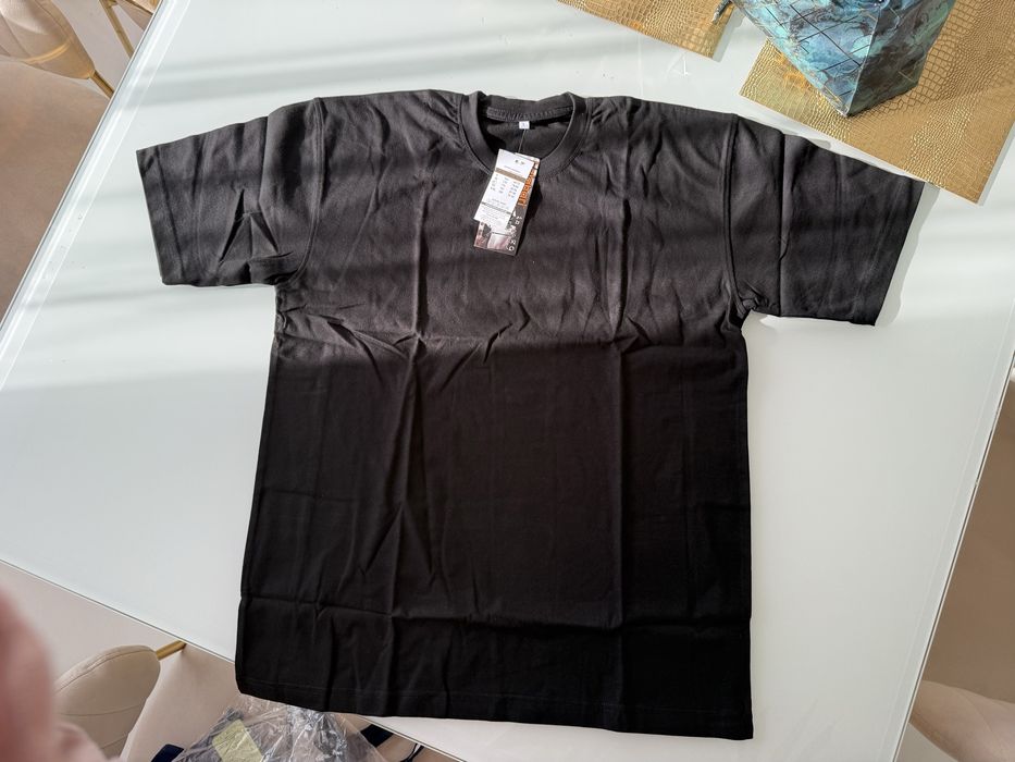 T-shirt koszulka 100% bawełna czarna L