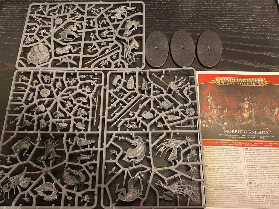 Age of Sigmar morbheg knights x 3