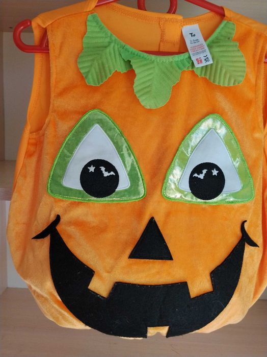 Strój dynia TU 92/98 kostium Halloween przebranie
